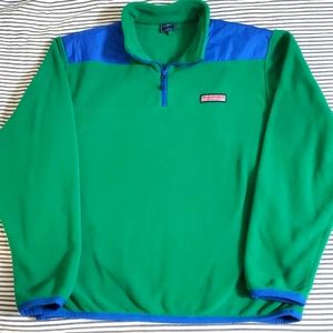 Vineyard Vines NWOT fleece quarter zip pullover shirt jacket